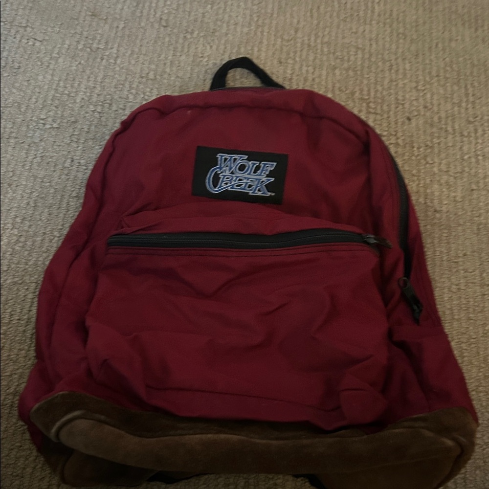 Maroon Backpack for Men